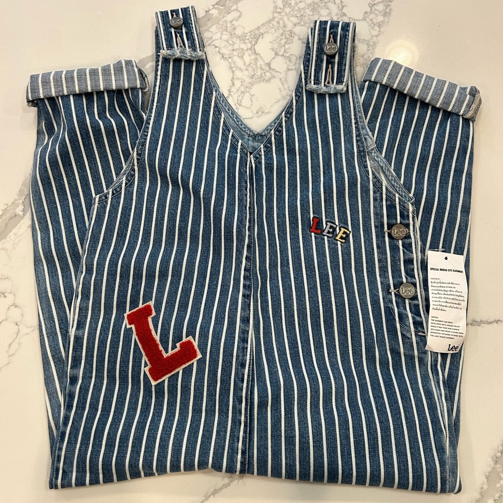 Girls denim overalls